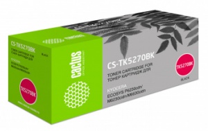 Картридж лазерный Cactus CS-TK5270BK TK-5270BK черный (8000стр.) для Kyocera Ecosys P6230cdn/M6230cidn/M6630cidn