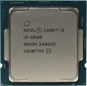Процессор Intel Core i3-10100 3.6 GHz/4core/SVGA UHD Graphics630/6Mb/65W/8 GT/s LGA1200