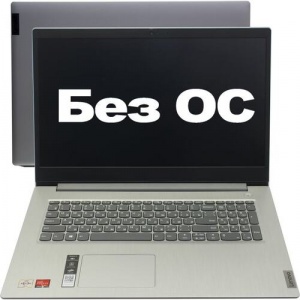Ноутбук Lenovo IdeaPad 3 17ADA05 Athlon Gold 3150U4/256SSD/17.3"/noOS/серый 81W2008XRK